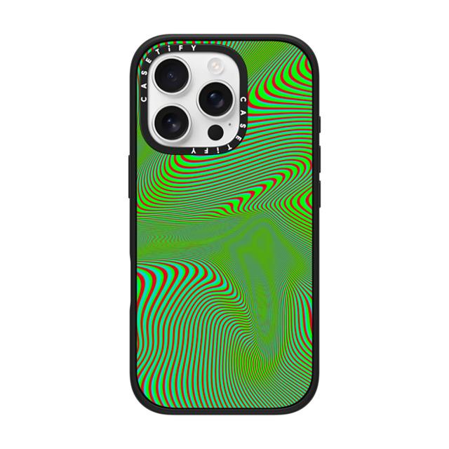 CASETiFY iPhone 16 Pro ケース マットブラック インパクトケース MagSafe対応 Geometric,Futurism Geometric,Line Art,Surrealism,Futurism OPTICAL GREEN Mother's Day CASETiFY iPhone 16 Pro ケース マットブラック インパクトケース MagSafe対応 Geometric,Futurism Geometric,Line Art,Surrealism,Futurism OPTICAL GREEN Mother's Day