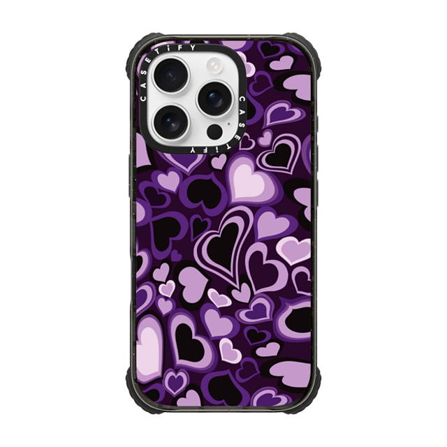 CASETiFY iPhone 16 Pro ケース ブラック ウルトラ インパクトケース MagSafe 対応 Heart,Love Love,Abstract,Heart,Y2K Y2K PURPLE HEART New iPhone CASETiFY iPhone 16 Pro ケース ブラック ウルトラ インパクトケース MagSafe 対応 Heart,Love Love,Abstract,Heart,Y2K Y2K PURPLE HEART New iPhone