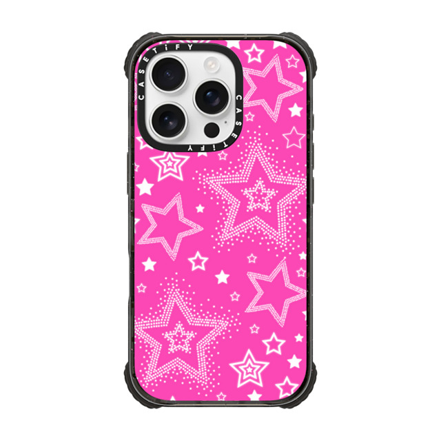 CASETiFY iPhone 16 Pro ケース ブラック ウルトラ インパクトケース MagSafe 対応 Star,Pattern Star,Y2K,Pattern Pink Girly Punk Case Mother's Day CASETiFY iPhone 16 Pro ケース ブラック ウルトラ インパクトケース MagSafe 対応 Star,Pattern Star,Y2K,Pattern Pink Girly Punk Case Mother's Day