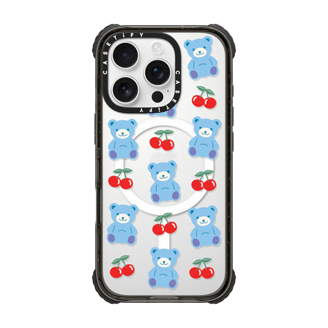CASETiFY iPhone 16 Pro Case Black ウルトラ インパクトケース MagSafe 対応 Cherry,Bear Animal,Cartoon,Cherry,Pattern,Cartoon,Y2K,Bear Cherrie Bear Father's Day CASETiFY iPhone 16 Pro Case Black ウルトラ インパクトケース MagSafe 対応 Cherry,Bear Animal,Cartoon,Cherry,Pattern,Cartoon,Y2K,Bear Cherrie Bear Father's Day