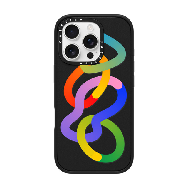 CASETiFY iPhone 16 Pro Case マットブラック インパクトケース MagSafe対応 Rainbow,Abstract Rainbow,Abstract,Digital Art Hula hoops Father's Day CASETiFY iPhone 16 Pro Case マットブラック インパクトケース MagSafe対応 Rainbow,Abstract Rainbow,Abstract,Digital Art Hula hoops Father's Day