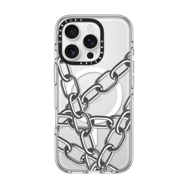 CASETiFY iPhone 16 Pro ケース クリア クリア ケース MagSafe対応 Futurism,Monochrome Monochrome,Futurism Chain Up Father's Day CASETiFY iPhone 16 Pro ケース クリア クリア ケース MagSafe対応 Futurism,Monochrome Monochrome,Futurism Chain Up Father's Day