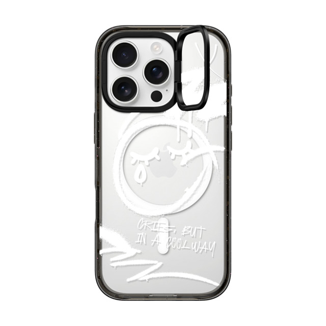 CASETiFY iPhone 16 Pro Case Black インパクトリングスタンドケース MagSafe対応 Monochrome,Street Art Monochrome,Street Art Cries, But in a Cool Way Father's Day CASETiFY iPhone 16 Pro Case Black インパクトリングスタンドケース MagSafe対応 Monochrome,Street Art Monochrome,Street Art Cries, But in a Cool Way Father's Day