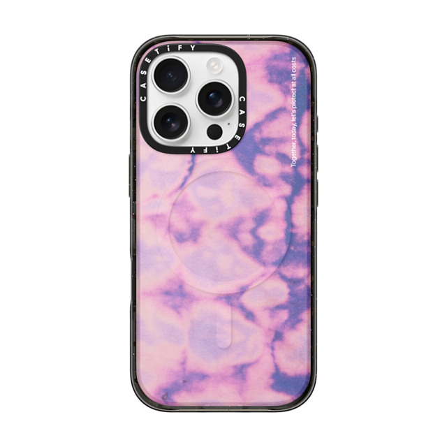 CASETiFY iPhone 16 Pro Case Black Impact Case MagSafe Compatible Abstract Abstract Lilac Purple Dye Father's Day CASETiFY iPhone 16 Pro Case Black Impact Case MagSafe Compatible Abstract Abstract Lilac Purple Dye Father's Day