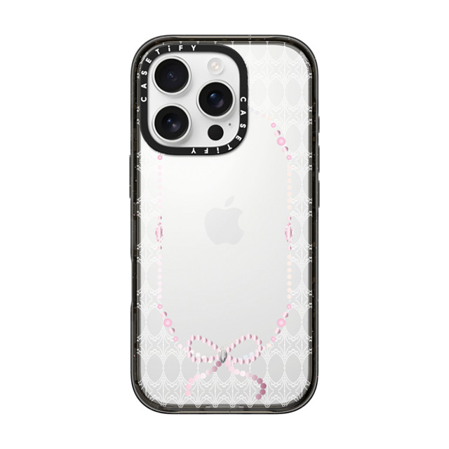 CASETiFY iPhone 16 Pro ケース ブラック インパクトケース The Princess's Morning casetify_artist