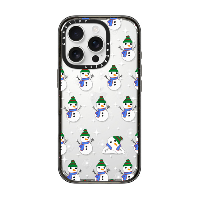 CASETiFY iPhone 16 Pro Case ブラック インパクトケース Snowman Meltdown casetify_artist New iPhone CASETiFY iPhone 16 Pro Case ブラック インパクトケース Snowman Meltdown casetify_artist New iPhone