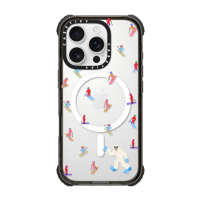 CASETiFY iPhone 16 Pro Case Black ウルトラ インパクトケース MagSafe 対応 Ski Free casetify_artist CASETiFY iPhone 16 Pro Case Black ウルトラ インパクトケース MagSafe 対応 Ski Free casetify_artist