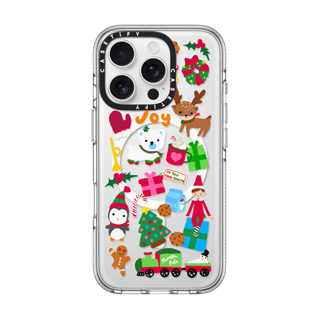 CASETiFY iPhone 16 Pro ケース クリア クリア ケース MagSafe対応 Holiday Cheer casetify_artist