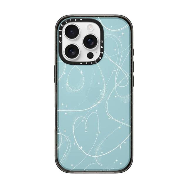 CASETiFY iPhone 16 Pro ケース ブラック インパクトケース Pond Skating casetify_artist