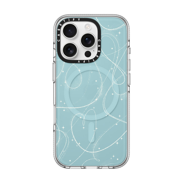 CASETiFY iPhone 16 Pro ケース クリア クリア ケース MagSafe対応 Pond Skating casetify_artist