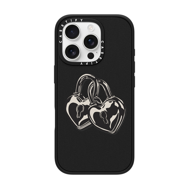 CASETiFY iPhone 16 Pro Case Matte Black Impact Case MagSafe Compatible Love Locks casetify_artist Back to School CASETiFY iPhone 16 Pro Case Matte Black Impact Case MagSafe Compatible Love Locks casetify_artist Back to School