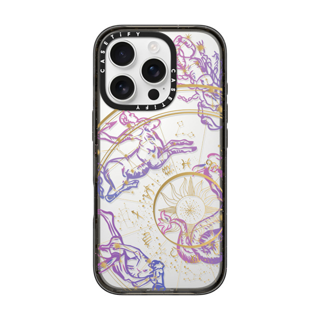CASETiFY iPhone 16 Pro Case ブラック インパクトケース Mysterious Zodiac casetify_artist Mother's Day CASETiFY iPhone 16 Pro Case ブラック インパクトケース Mysterious Zodiac casetify_artist Mother's Day