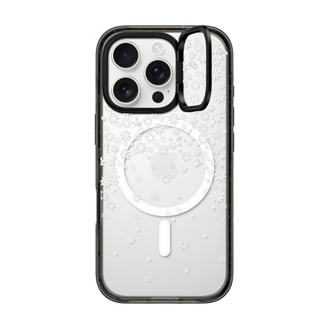 CASETiFY iPhone 16 Pro Case Black インパクトリングスタンドケース MagSafe対応 Falling Snow casetify_artist Back to School CASETiFY iPhone 16 Pro Case Black インパクトリングスタンドケース MagSafe対応 Falling Snow casetify_artist Back to School