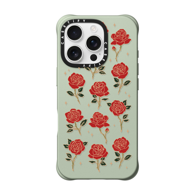 CASETiFY iPhone 16 Pro Case Mint BioVeg ケース MagSafe対応 Roses and Thorns casetify_artist Back to School CASETiFY iPhone 16 Pro Case Mint BioVeg ケース MagSafe対応 Roses and Thorns casetify_artist Back to School