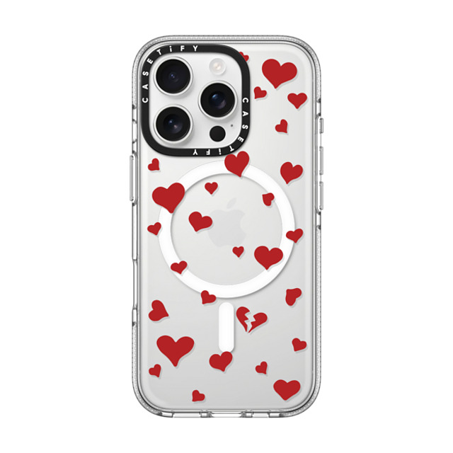 CASETiFY iPhone 16 Pro ケース クリア クリア ケース MagSafe対応 Lost in Love casetify_artist