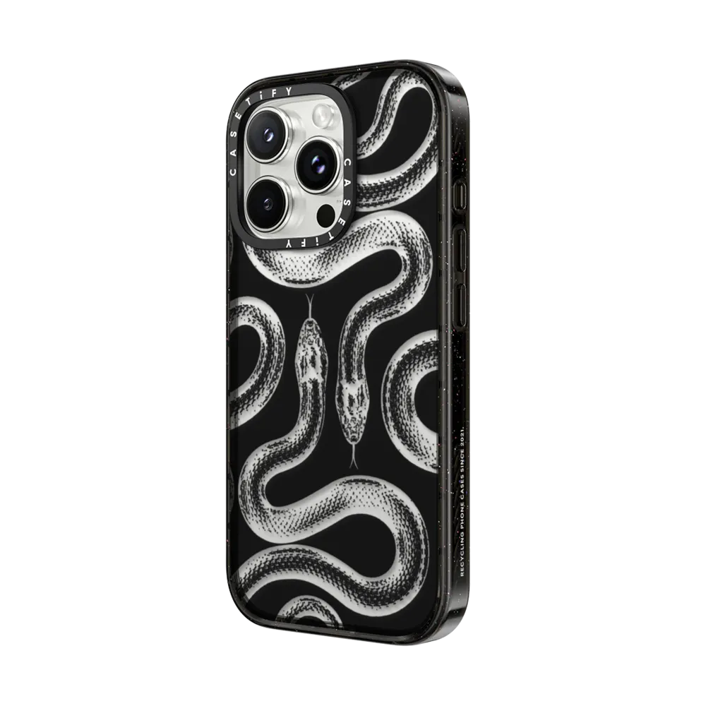 Impact iPhone 16 Pro Case - Transparent Kingsnake