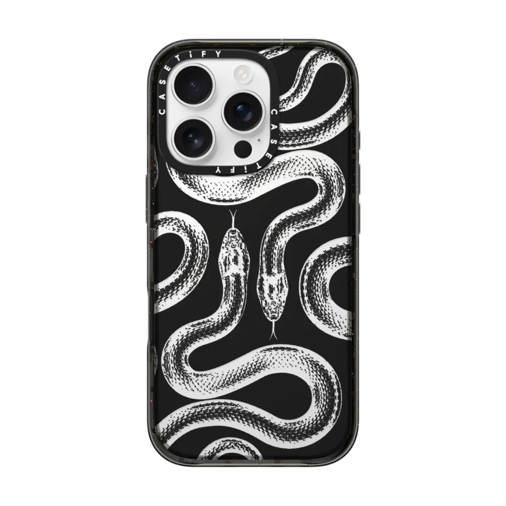 Impact iPhone 16 Pro Case - Transparent Kingsnake