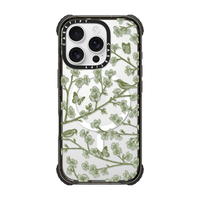 CASETiFY iPhone 16 Pro Case Black ウルトラ インパクトケース MagSafe 対応 Floral Floral,Floral Blooming Sakura Green Mother's Day CASETiFY iPhone 16 Pro Case Black ウルトラ インパクトケース MagSafe 対応 Floral Floral,Floral Blooming Sakura Green Mother's Day