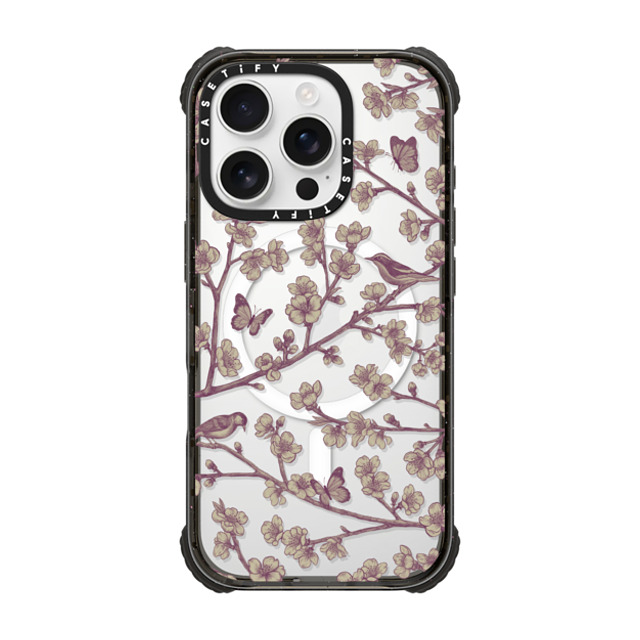 CASETiFY iPhone 16 Pro Case Black ウルトラ インパクトケース MagSafe 対応 フローラル Blooming Sakura Pink CASETiFY iPhone 16 Pro Case Black ウルトラ インパクトケース MagSafe 対応 フローラル Blooming Sakura Pink