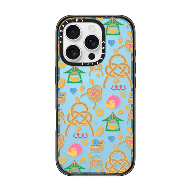 CASETiFY iPhone 16 Pro ケース ブラック インパクトケース FU GUI Case casetify_artist