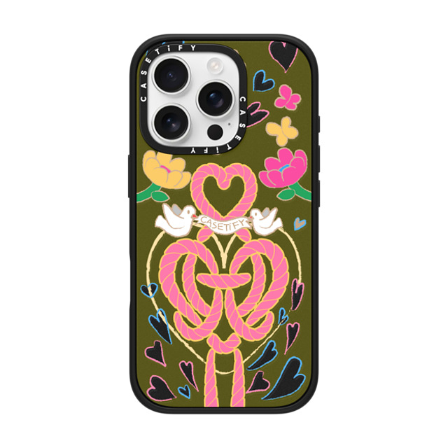 CASETiFY iPhone 16 Pro ケース マットブラック インパクトケース LIANG YUAN Case casetify_artist