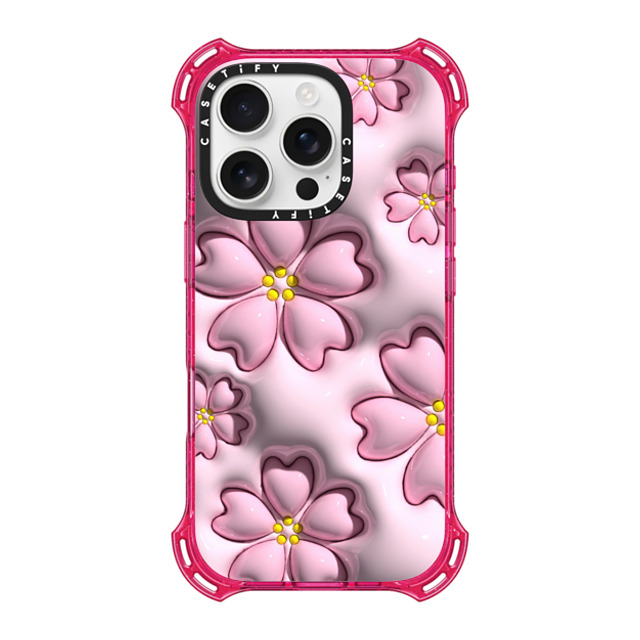 CASETiFY iPhone 16 Pro Case プリムローズ ピンク バウンスケース フローラル Sakura CASETiFY iPhone 16 Pro Case プリムローズ ピンク バウンスケース フローラル Sakura
