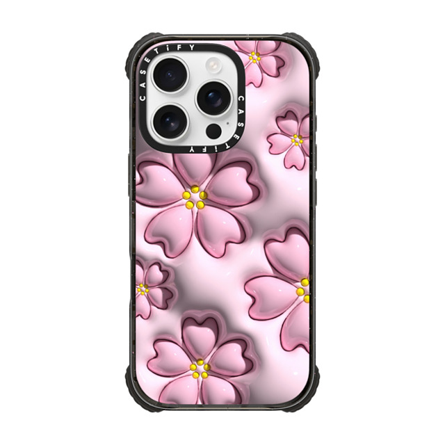 CASETiFY iPhone 16 Pro Case Black ウルトラ インパクトケース MagSafe 対応 Floral フローラル Sakura Mother's Day CASETiFY iPhone 16 Pro Case Black ウルトラ インパクトケース MagSafe 対応 Floral フローラル Sakura Mother's Day