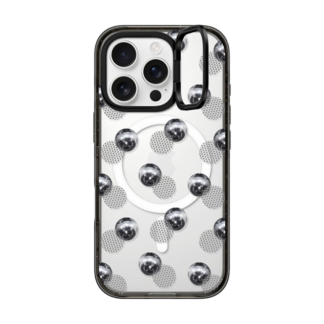 CASETiFY iPhone 16 Pro Case Black インパクトリングスタンドケース MagSafe対応 Monochrome,Y2K Y2K,Monochrome Polka Dot Disco Father's Day CASETiFY iPhone 16 Pro Case Black インパクトリングスタンドケース MagSafe対応 Monochrome,Y2K Y2K,Monochrome Polka Dot Disco Father's Day