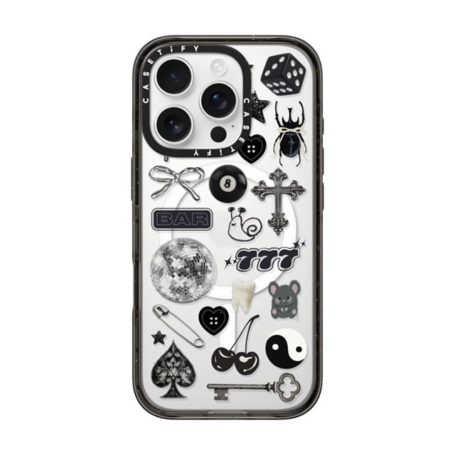 CASETiFY iPhone 16 Pro Case Black Impact Case MagSafe Compatible Lucky Streak casetify_artist Mother's Day CASETiFY iPhone 16 Pro Case Black Impact Case MagSafe Compatible Lucky Streak casetify_artist Mother's Day