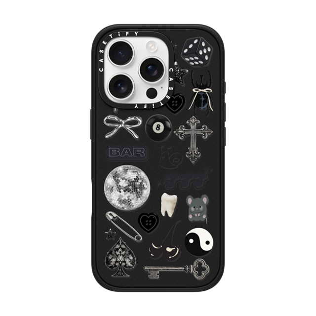 CASETiFY iPhone 16 Pro ケース マットブラック インパクトケース MagSafe対応 Lucky Streak casetify_artist Father's Day CASETiFY iPhone 16 Pro ケース マットブラック インパクトケース MagSafe対応 Lucky Streak casetify_artist Father's Day