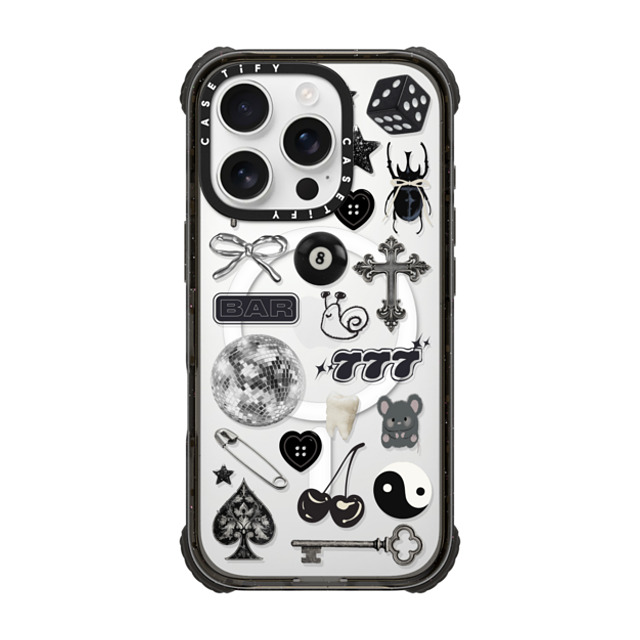 CASETiFY iPhone 16 Pro Case Black ウルトラ インパクトケース MagSafe 対応 Lucky Streak casetify_artist CASETiFY iPhone 16 Pro Case Black ウルトラ インパクトケース MagSafe 対応 Lucky Streak casetify_artist