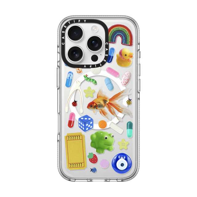 CASETiFY iPhone 16 Pro ケース クリア クリア ケース MagSafe対応 Happy Dose of Luck casetify_artist Father's Day CASETiFY iPhone 16 Pro ケース クリア クリア ケース MagSafe対応 Happy Dose of Luck casetify_artist Father's Day