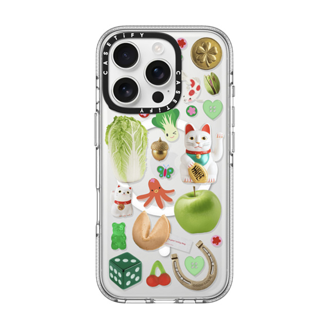 CASETiFY iPhone 16 Pro Case Clear Clear Case MagSafe Compatible Lucky Cabbage Patch casetify_artist Mother's Day CASETiFY iPhone 16 Pro Case Clear Clear Case MagSafe Compatible Lucky Cabbage Patch casetify_artist Mother's Day