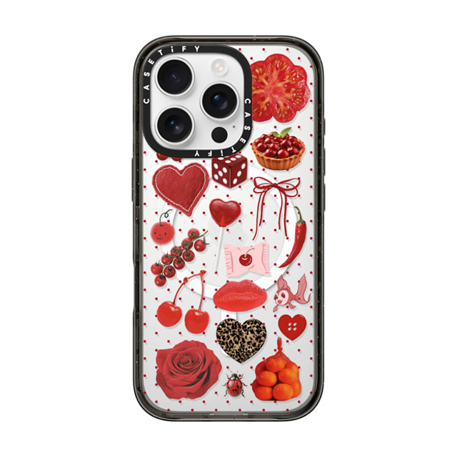 CASETiFY iPhone 16 Pro ケース ブラック インパクトケース MagSafe対応 Cherry-Picked Luck casetify_artist Father's Day CASETiFY iPhone 16 Pro ケース ブラック インパクトケース MagSafe対応 Cherry-Picked Luck casetify_artist Father's Day