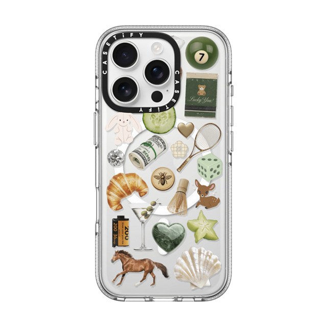 CASETiFY iPhone 16 Pro ケース クリア クリア ケース MagSafe対応 Opulence Luck Club casetify_artist Father's Day CASETiFY iPhone 16 Pro ケース クリア クリア ケース MagSafe対応 Opulence Luck Club casetify_artist Father's Day