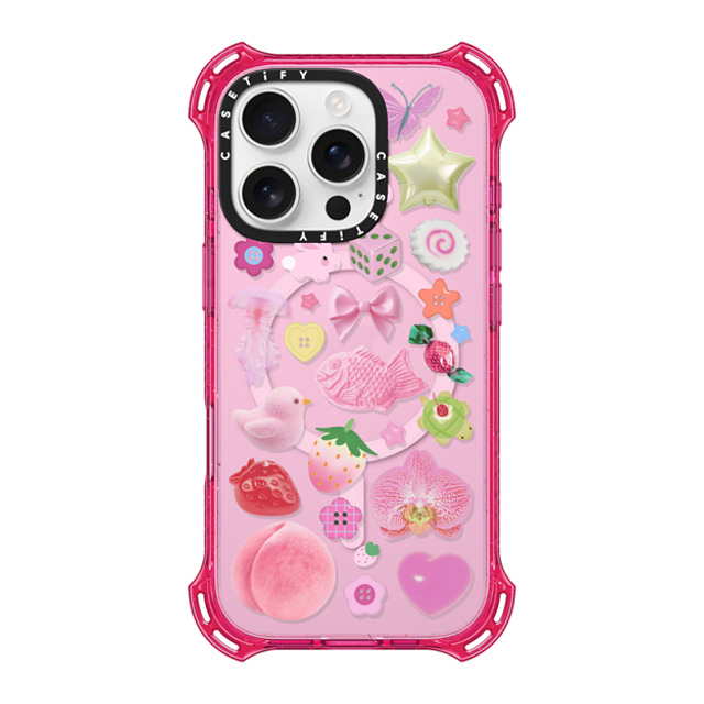 CASETiFY iPhone 16 Pro Case プリムローズ ピンク バウンスケース Sweet Charmed Dreams casetify_artist CASETiFY iPhone 16 Pro Case プリムローズ ピンク バウンスケース Sweet Charmed Dreams casetify_artist