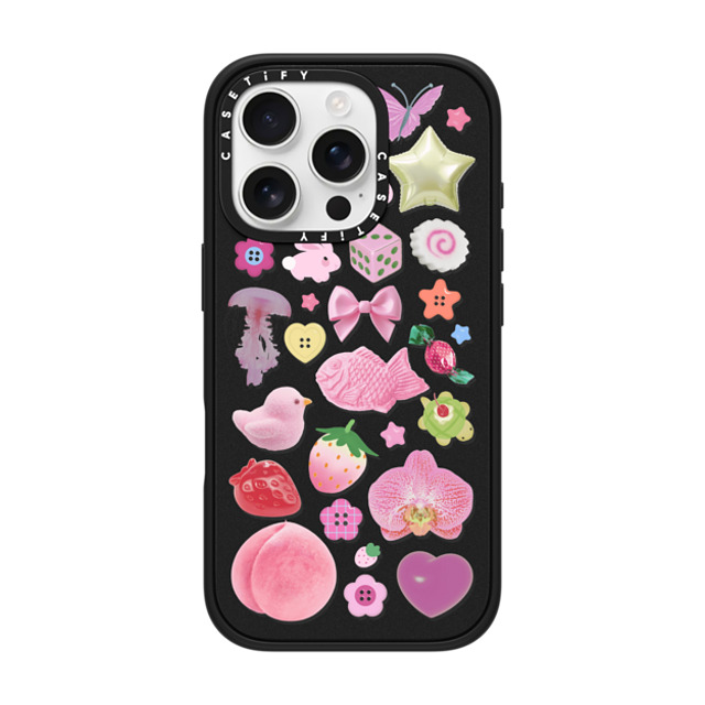 CASETiFY iPhone 16 Pro Case マットブラック インパクトケース MagSafe対応 Sweet Charmed Dreams casetify_artist Father's Day CASETiFY iPhone 16 Pro Case マットブラック インパクトケース MagSafe対応 Sweet Charmed Dreams casetify_artist Father's Day