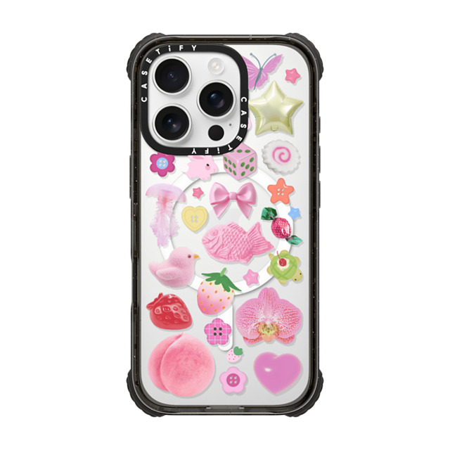 CASETiFY iPhone 16 Pro Case Black ウルトラ インパクトケース MagSafe 対応 Sweet Charmed Dreams casetify_artist CASETiFY iPhone 16 Pro Case Black ウルトラ インパクトケース MagSafe 対応 Sweet Charmed Dreams casetify_artist
