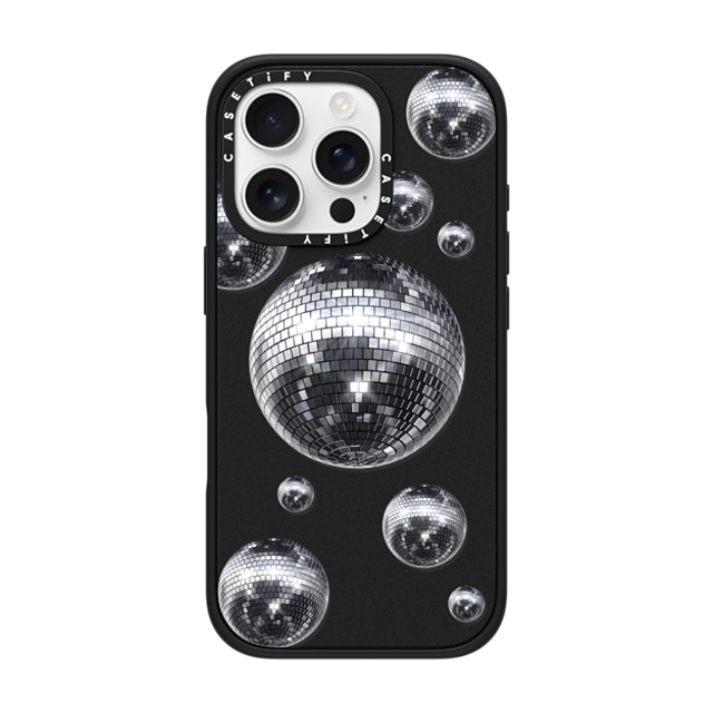 CASETiFY iPhone 16 Pro Case Matte Black Impact Case MagSafe Compatible Monochrome,Y2K Y2K,Monochrome Disco Galaxy Mother's Day CASETiFY iPhone 16 Pro Case Matte Black Impact Case MagSafe Compatible Monochrome,Y2K Y2K,Monochrome Disco Galaxy Mother's Day