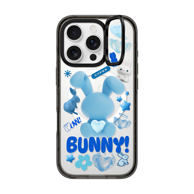 CASETiFY iPhone 16 Pro Case Black インパクトリングスタンドケース MagSafe対応 Bunny Records casetify_artist Father's Day CASETiFY iPhone 16 Pro Case Black インパクトリングスタンドケース MagSafe対応 Bunny Records casetify_artist Father's Day
