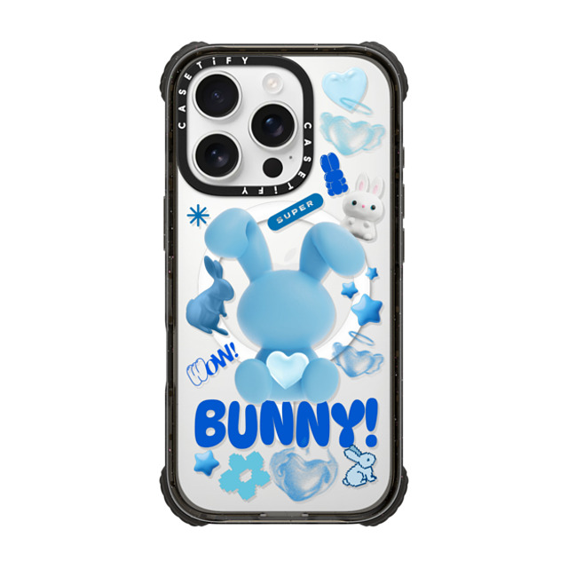 CASETiFY iPhone 16 Pro Case Black ウルトラ インパクトケース MagSafe 対応 Bunny Records casetify_artist CASETiFY iPhone 16 Pro Case Black ウルトラ インパクトケース MagSafe 対応 Bunny Records casetify_artist