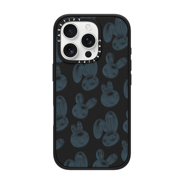 CASETiFY iPhone 16 Pro Case マットブラック インパクトケース MagSafe対応 Pixelated Bunny casetify_artist Father's Day CASETiFY iPhone 16 Pro Case マットブラック インパクトケース MagSafe対応 Pixelated Bunny casetify_artist Father's Day