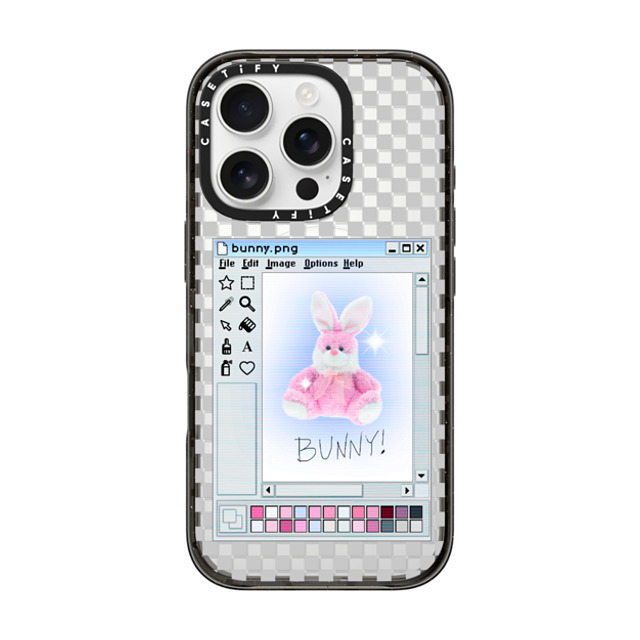 CASETiFY iPhone 16 Pro Case Black Impact Case MagSafe Compatible Bunny. png casetify_artist Father's Day CASETiFY iPhone 16 Pro Case Black Impact Case MagSafe Compatible Bunny. png casetify_artist Father's Day