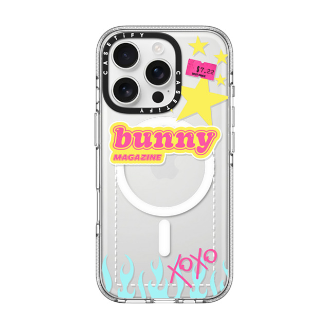 CASETiFY iPhone 16 Pro ケース クリア クリア ケース MagSafe対応 Bunny Magazine casetify_artist Back to School CASETiFY iPhone 16 Pro ケース クリア クリア ケース MagSafe対応 Bunny Magazine casetify_artist Back to School