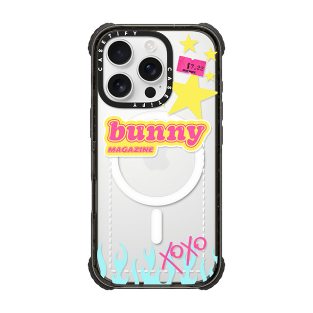 CASETiFY iPhone 16 Pro Case Black ウルトラ インパクトケース MagSafe 対応 Bunny Magazine casetify_artist CASETiFY iPhone 16 Pro Case Black ウルトラ インパクトケース MagSafe 対応 Bunny Magazine casetify_artist