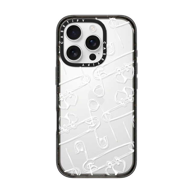 CASETiFY iPhone 16 Pro ケース ブラック インパクトケース Minimalism,Monochrome Monochrome,Minimalism Safety Hearts Back to School CASETiFY iPhone 16 Pro ケース ブラック インパクトケース Minimalism,Monochrome Monochrome,Minimalism Safety Hearts Back to School