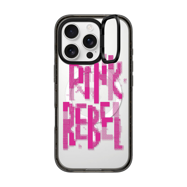 CASETiFY iPhone 16 Pro ケース ブラック インパクトリングスタンドケース MagSafe対応 Typography,Y2K Y2K,Typography Pink Rebel Father's Day CASETiFY iPhone 16 Pro ケース ブラック インパクトリングスタンドケース MagSafe対応 Typography,Y2K Y2K,Typography Pink Rebel Father's Day