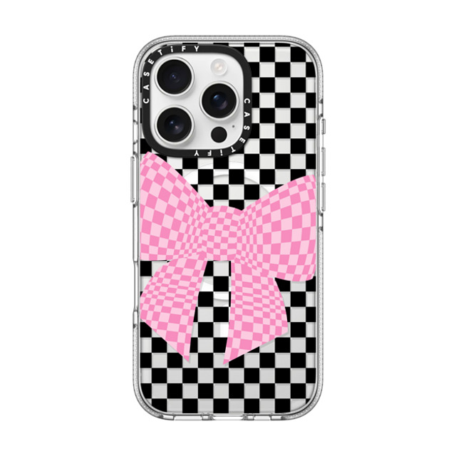 CASETiFY iPhone 16 Pro Case Clear Clear Case MagSafe Compatible Checkered,Ribbon Ribbon,Checkered Checkmate Bonita Father's Day CASETiFY iPhone 16 Pro Case Clear Clear Case MagSafe Compatible Checkered,Ribbon Ribbon,Checkered Checkmate Bonita Father's Day