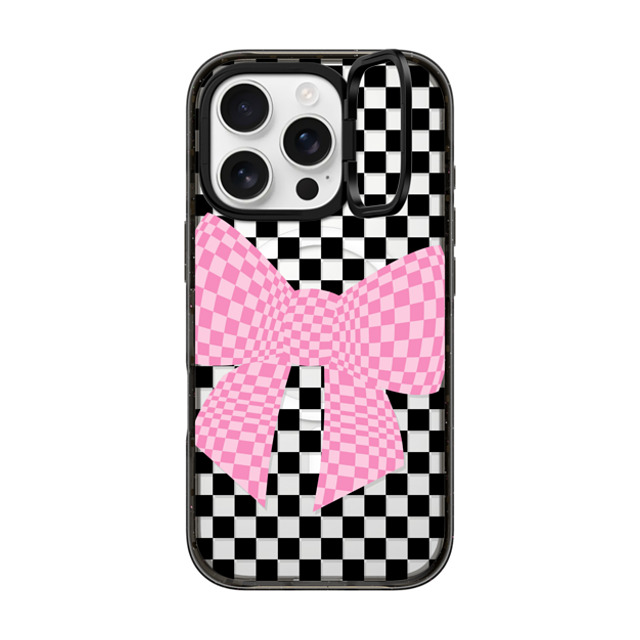 CASETiFY iPhone 16 Pro Case Black インパクトリングスタンドケース MagSafe対応 Checkered,Ribbon Ribbon,Checkered Checkmate Bonita Father's Day CASETiFY iPhone 16 Pro Case Black インパクトリングスタンドケース MagSafe対応 Checkered,Ribbon Ribbon,Checkered Checkmate Bonita Father's Day