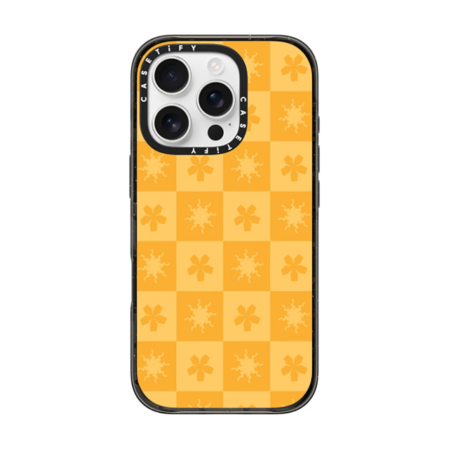 CASETiFY iPhone 16 Pro Case Black Impact Case Sun or Flower casetify_artist CASETiFY iPhone 16 Pro Case Black Impact Case Sun or Flower casetify_artist